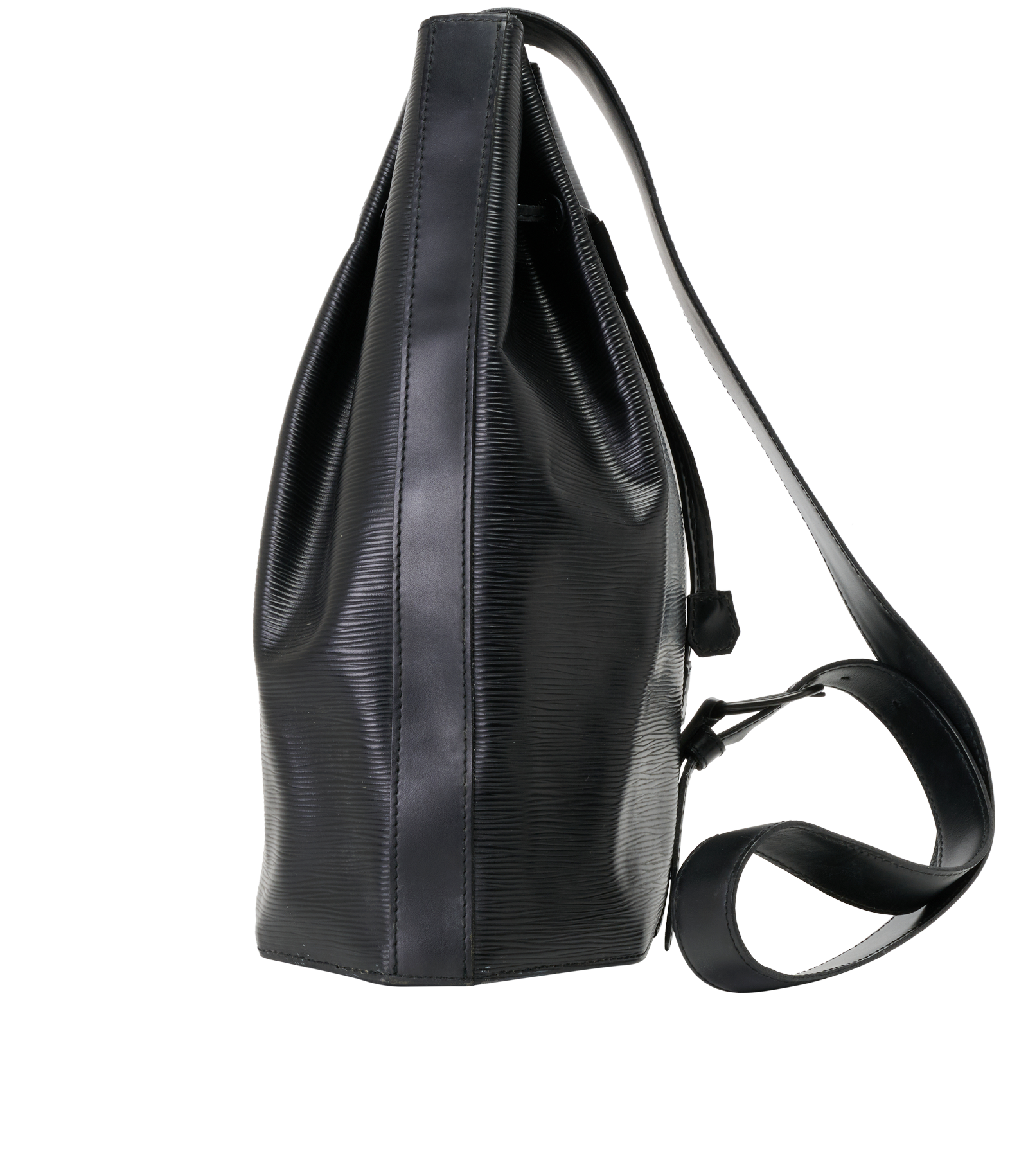 Sac A Dos Sling Crossbody, &pound;250, Handbags, Black, Leather, Bottom view